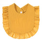 Muslin Cotton Baby Bibs & Burp Cloths - Ruffle Bandana Drool Bibs for Newborns
