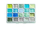 20-Color Metallic Watercolor Set - Portable Metal Tin with Shimmer Pearl Solid Paints and Art Supplies