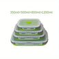 Collapsible Silicone Food Storage Containers – Stackable, Space-Saving, Microwaveable Lunch Boxes, 1/4PCS Set