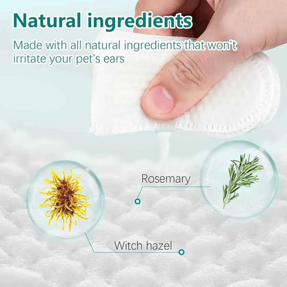 Pet Ear Cleaning Wipes for Healthy Ears