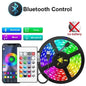 USB 5V 5050 SMD RGB LED Strip Light - Bluetooth & WiFi App with Remote, Backlight Tape (1m–30m / 3.3–98.4 ft)