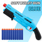 New Outdoor Kids Soft Bullet Blaster Manual Foam Dart Launcher Battle Toy Gun with Safe Ammo Multi-Color Options for Children's