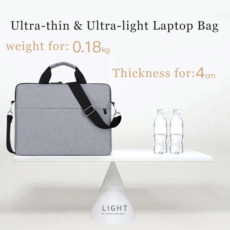 Women's Waterproof Laptop Sleeve 13–17 Inch — Oxford Shoulder Case