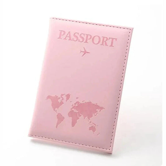 PU Leather Passport Holder, Waterproof Travel Passport Cover with Card Slots, Unisex Marble Pattern
