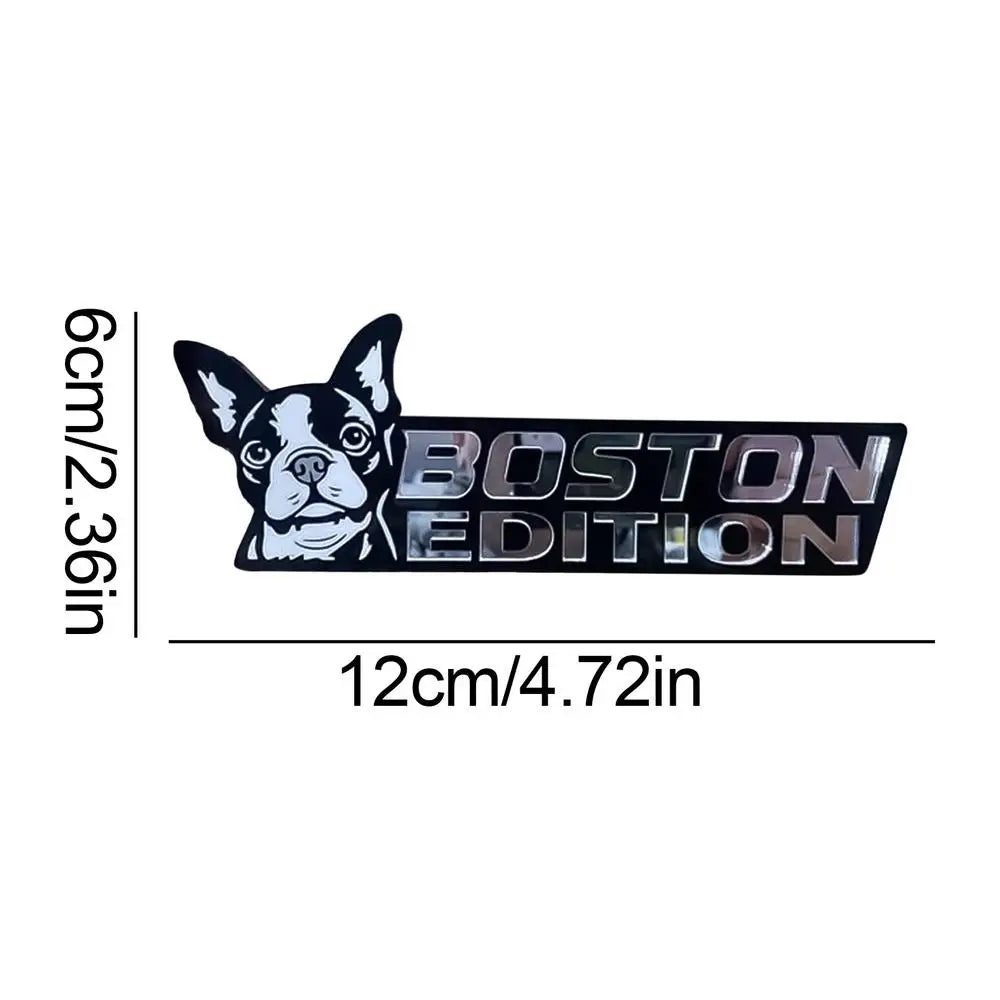 Funny Dog Acrylic Car Badge Sticker