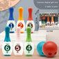 Kids Bowling Set 6 Pins & 2 Balls – Indoor Outdoor Toddler Bowling Game for Ages 4-6, Parent-Child Interactive Birthday Gift