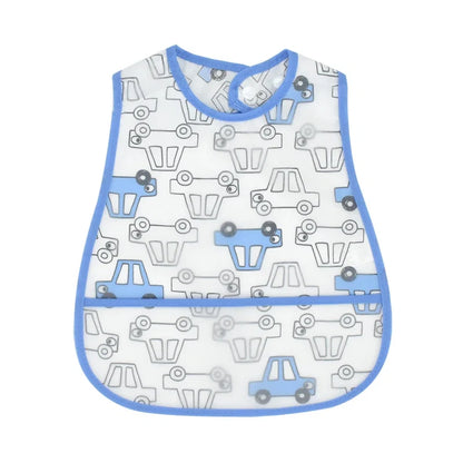 2023new Cartoon Pattern EVA Waterproof Pocket Lunch Feeding Bibs