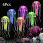 Artificial Glowing Jellyfish Aquarium Ornament Luminous Swimming Fish Tank Decoration