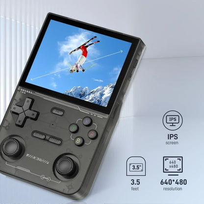 3.5-inch (8.9 cm) IPS Handheld Game Console, 64GB Built-in, 16,000+ Retro Games, Type-C Charging