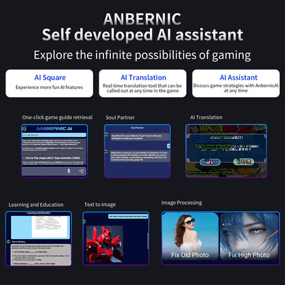 Anbernic RG 477M Handheld Gaming Console - Dimensity 8300, 4.7" 120Hz, Android 14, Hall Joysticks, 5300mAh, Wi-Fi 6E