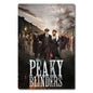 P-Peakys B-Blinders Whiskey Metal Sign - Retro Tin Plaque with Iconic Flat Cap & Whiskey Bottle Art, Eye-Catching Wall Decor