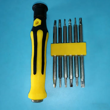 12-in-1 Magnetic Precision Screwdriver Set Multi-Bit Repair Kit for Electronics Phones and Watches