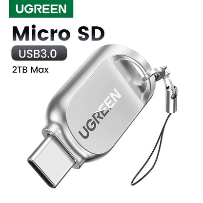 USB-C Micro SD Card Reader USB 3.0 OTG TF Adapter for Laptop, Phone and Tablet — macOS, Windows, Android Compatible