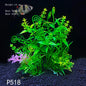 Artificial Aquarium Plants – Plastic Underwater Green Shrubs with Resin Base, Fish Tank Decoration