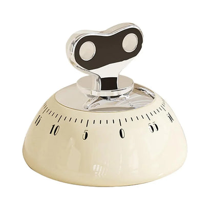 Magnetic 60-Minute Mechanical Kitchen Timer, Loud 70dB Countdown Alarm, No-Battery Cooking & Baking Timer