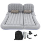 2‑In‑1 Multifunction Inflatable Travel Mattress PVC Flocking Soft Sleeping Rest Cushion for Car SUV