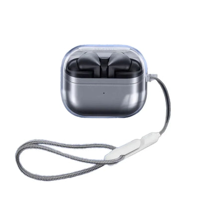 Clear TPU Case for Galaxy Buds 3 Pro – Soft Transparent Earbud Charging Case Cover