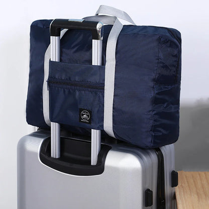 Foldable Carry-On Travel Duffel Bag 22L Lightweight Packable Nylon Weekend Tote