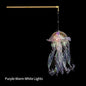 Jellyfish LED Lantern Night Light - Hanging Ocean Mermaid Bedroom & Party Decor for Kids