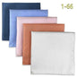 5-Pack Men's Microfiber Pocket Squares 12.6 in (32 cm) - Jacquard Woven Wedding & Formal Handkerchiefs, Assorted Patterns