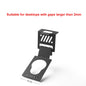 Gas Canister Hanging Hook for Camping Stoves — Stainless Steel Tabletop Canister Holder (Fits Tables up to 15.5mm/0.61in, Gaps >2mm)