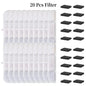 6/12/16/20/24-Pack Cat Water Fountain Replacement Filters with Pre-Filter Sponges – Activated Carbon & Ion Exchange