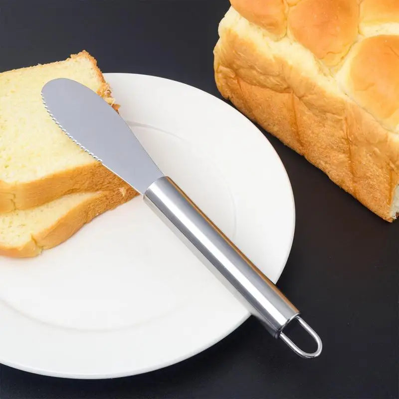 Stainless Steel Butter Spreader Knife – Mirror Polished, Dishwasher Safe, for Butter, Jam & Cheese