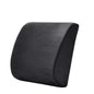 Memory Foam Lumbar Support Cushion for Office, Car & Student Chairs, Breathable Removable Cover (Blue)