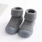 Warm Baby First Walker Shoes — Newborn to 4 Years Unisex Winter Slip-On Anti-Slip Rubber Sole