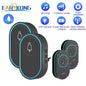 Smart Wireless Doorbell Waterproof Long Range 300m (984 ft) Remote Chime - Plug-in Options EU/UK/US, 39 Melodies