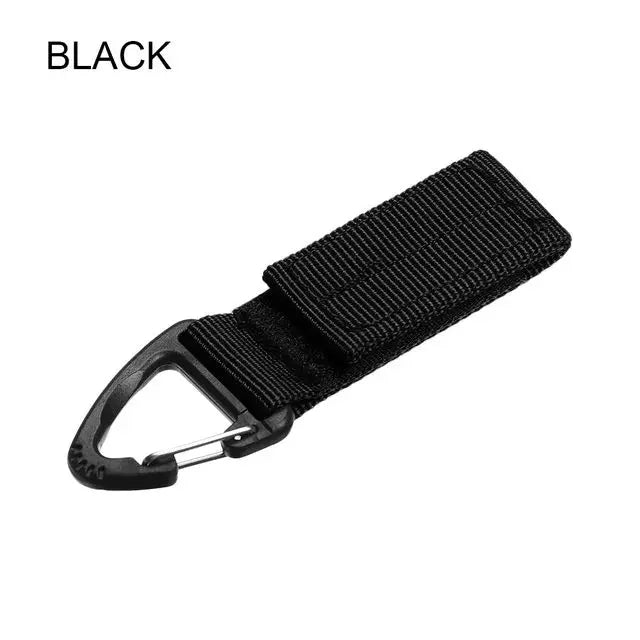 MOLLE Webbing Clip and Hanging Hook, Nylon Strap, 10 cm