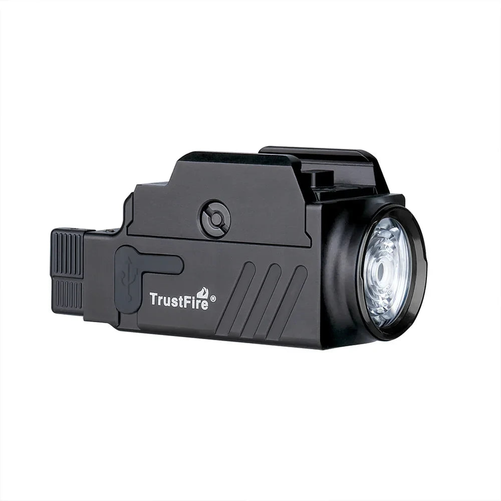 Trustfire GM23 Tactical Led Flashlights 800Lumen Rail Mounted Quick Release USB Rechargeable Light for Taurus Glock 17 19