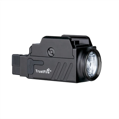 Trustfire GM23 Tactical Led Flashlights 800Lumen Rail Mounted Quick Release USB Rechargeable Light for Taurus Glock 17 19