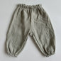 Organic Cotton Baby Pants – Soft Muslin Bloomers for Newborns & Toddlers, Elastic Mid Waist, Cute Animal & Floral Prints