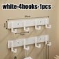 Heavy-Duty Adhesive Wall-Mounted Towel and Clothes Hook - No-Drill Stainless Steel Multi-Hook for Bathroom and Kitchen