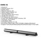 Bluetooth 5.0 Soundbar Speaker System 5.0-Channel Surround Stereo for Home Theater TV
