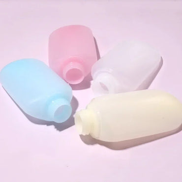Refillable Silicone Travel Bottle Set - 30ml (1oz) & 60ml (2oz) Soft Squeeze Shampoo Lotion Containers Portable Travel Kit