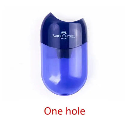 Double and Single Hole Transparent Pencil Sharpener - Creative School Stationery for Kids & Students