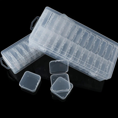 Clear Bead Organizer Box – Plastic Storage Containers