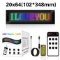 Bluetooth APP LED Scrolling Sign for Car & Truck Windshield — Flexible RGB Matrix Devil Eyes Display