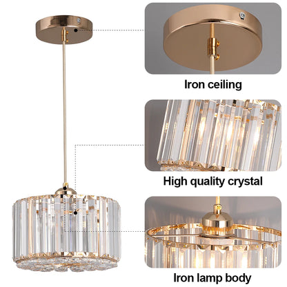 Modern LED Crystal Pendant Light & Ceiling Lamp – Luxury Chandelier for Home Decor
