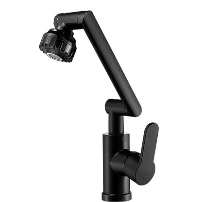 Universal Rotating Dual-Mode Single-Handle Faucet for Kitchen & Bathroom Sink - Hot & Cold Mixer