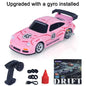 New RC Drift Car Upgraded Gyro 1/43 Racing RTR 4WD Four-wheel Drive High Speed Radio Control Model 2.4g Drift Race Car Mini Gift