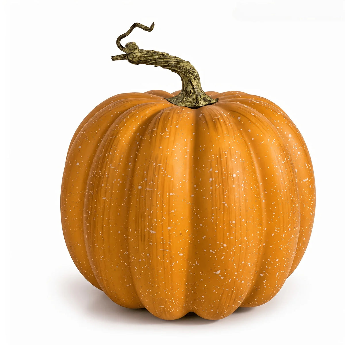 Autumn Pumpkin Decoration with Retro Stem Detail, 1 Piece