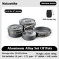 4-7 Person Camping Cookware Set - Lightweight Aluminum Pot Set for Outdoor Picnic & Backpacking