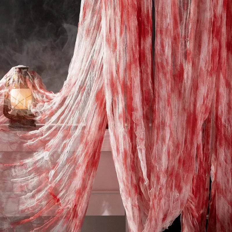 Halloween Gauze Cloth Decoration, 183 x 76cm, 4 Colors