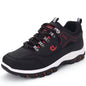 Men's Casual Leather Sneakers – Lightweight Walking & Tennis Shoes with EVA Sole
