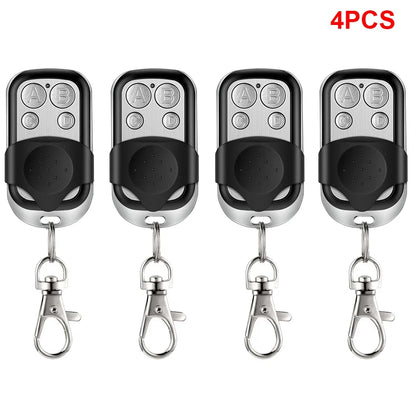 1~5PCS Universal 4 Buttons Garage Door Opener Remote Control 433MHZ Clone Fixed Learning Rolling Code Duplicator Garage