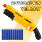 New Outdoor Kids Soft Bullet Blaster Manual Foam Dart Launcher Battle Toy Gun with Safe Ammo Multi-Color Options for Children's