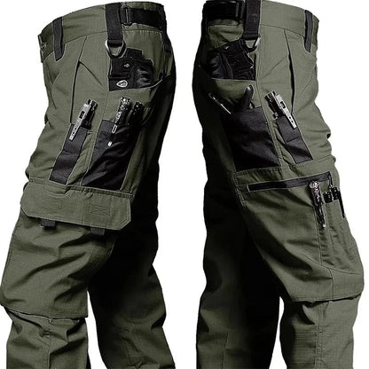 Men's Tactical Cargo Pants Waterproof Multi-Pocket Work and Hiking Trousers